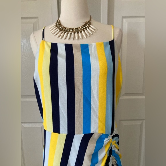 Vestido Dama Material Girl By Madonna Stripe Print Size XL - Picture 5 of 8